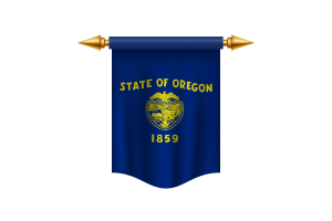Oregon Flag Royal Banner flag