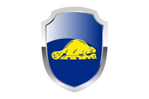 Oregon Reverse Shield Logo flag