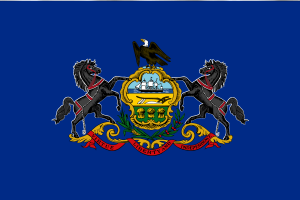 National Flag of Pennsylvania flag