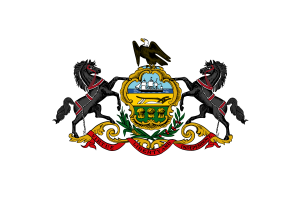 Emblem of Pennsylvania flag