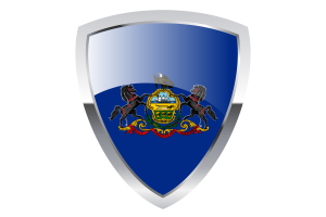 Pennsylvania Shield Flag flag