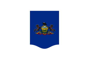 Pennsylvania Flag Banner flag