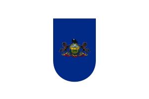 Pennsylvania Flag Vector Free Dowanlod (SVG, PNG) flag