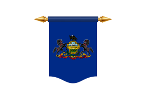 Pennsylvania Flag Royal Banner flag