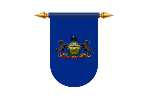 Pennsylvania Flag Emblem Vector Images flag