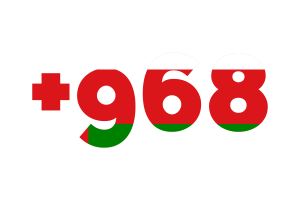 Oman Calling Code flag