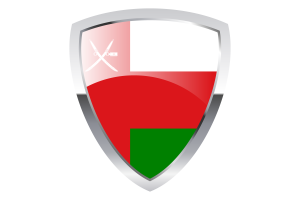 Oman Shield Flag flag