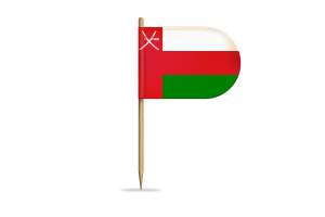 Oman Flag for Desk, Table flag