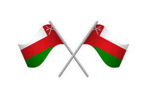 Oman Flag Emblem Vector Free flag