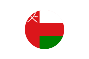 Oman Flag Circle Vector Free flag