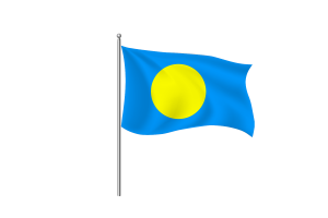 Palau Flag Clipart flag