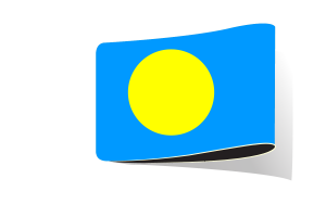Palau Flag Illustration Clipart flag
