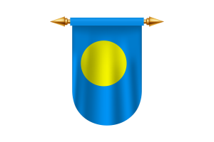 Palau Flag Emblem Vector Images flag