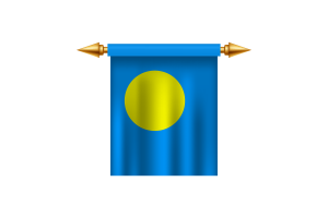 Palau Royal Emblem flag