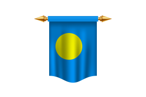 Palau Flag Royal Banner flag