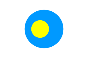 Palau Flag Circle Vector Free flag