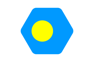 Palau Flag Vector Illustration flag