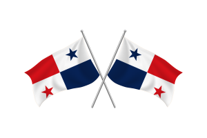 Panama Waving Friendship Flag flag