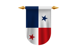 Panama Flag Emblem Vector Images flag
