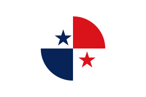 Panama Flag Circle Vector Free flag