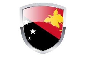 National Flag of Papua New Guinea Clipart flag