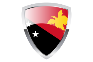Papua New Guinea Shield Flag flag