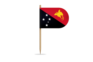 Papua New Guinea Flag for Desk, Table flag