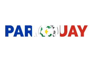 Paraguay Text Art flag