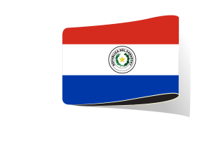 Paraguay Flag Illustration Clipart flag