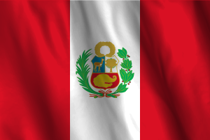 National Flag of Peru flag