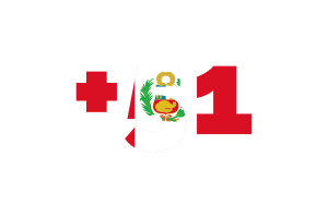 Peru Calling Code flag