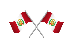 Peru Flag Emblem Vector Free flag