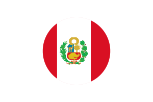 Peru Flag Circle Vector Free flag