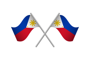 Philippines Flag Emblem Vector Free flag