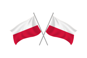 Poland Waving Friendship Flag flag