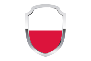 Poland Shield Logo flag