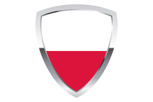 Poland Shield Flag flag