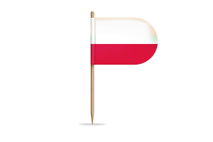 Poland Flag for Desk, Table flag