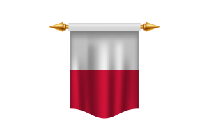 Poland Flag Royal Banner flag