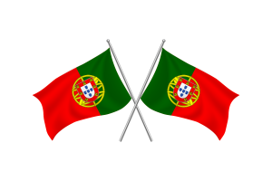 Portugal Waving Friendship Flag flag