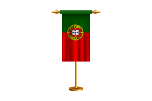 Portugal Ceremonial Flag Vector Free flag