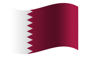 State of Qatar flag