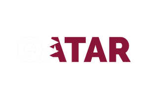 Qatar Text Art flag