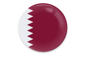 Qatar Flag Vector Art flag