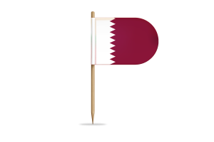 Qatar Flag for Desk, Table flag