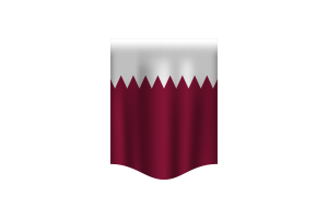 Qatar Flag Banner flag