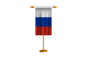 Russia Ceremonial Flag Vector Free flag