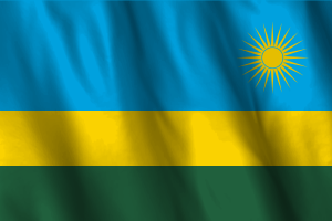 National Flag of Rwanda flag