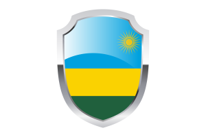 Rwanda Shield Logo flag