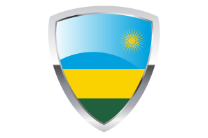 Rwanda Shield Flag flag